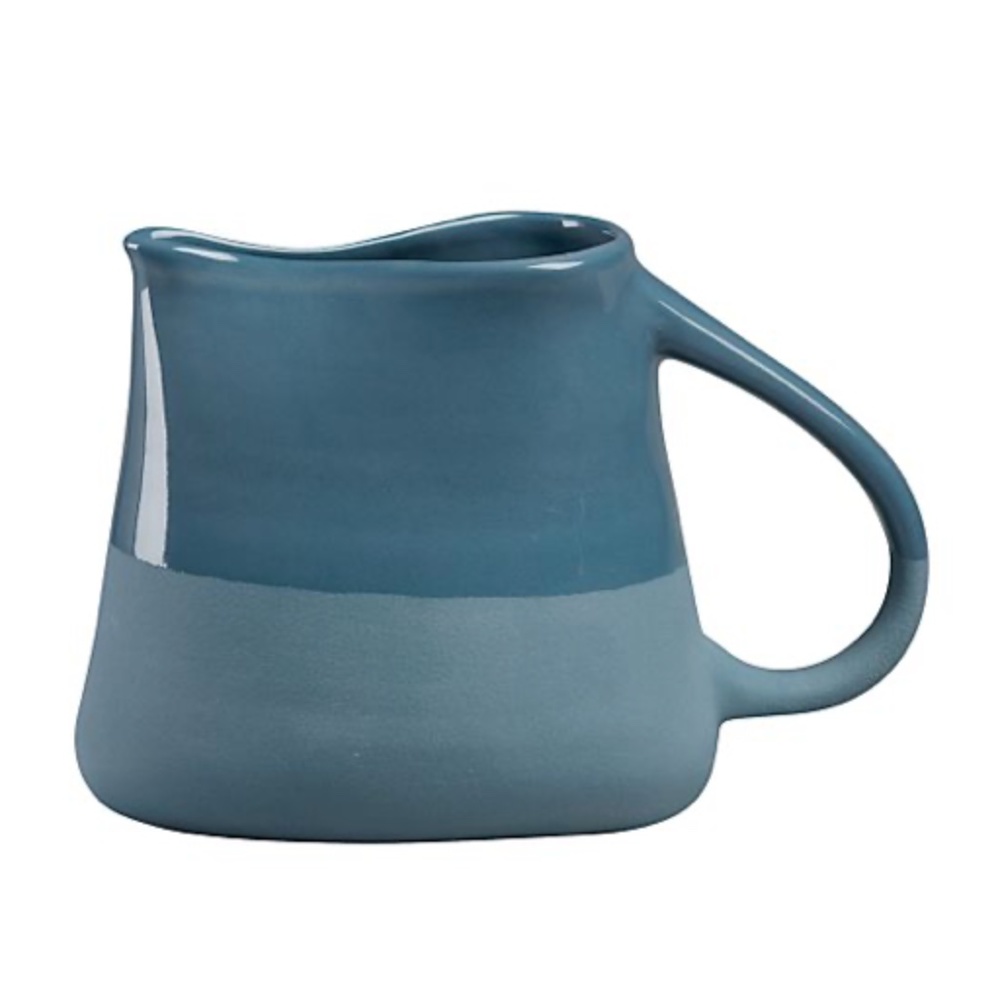 JARS Glazed Pottery Maguelone Ceramic Pitcher Leone Blue Handcrafted in France